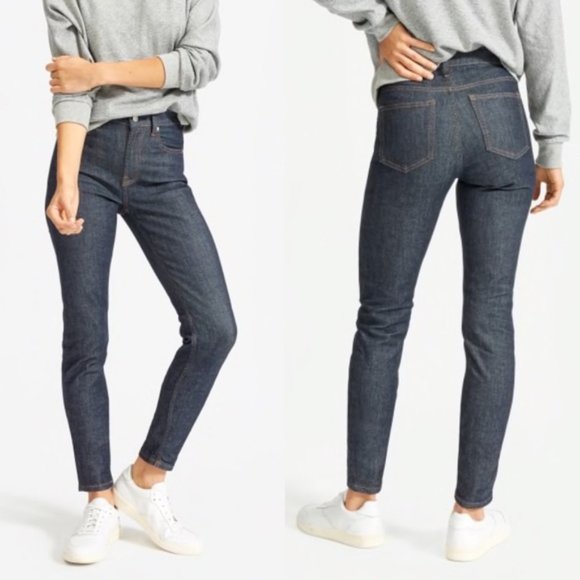 Everlane Denim - Everlane 31 High Rise Ankle Dark Wash Skinny Jean